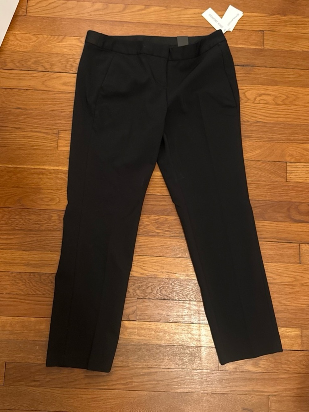 Neiman Marcus Black Cropped Dress Pants